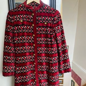 Embroidered vintage coat from Garfinkel’s